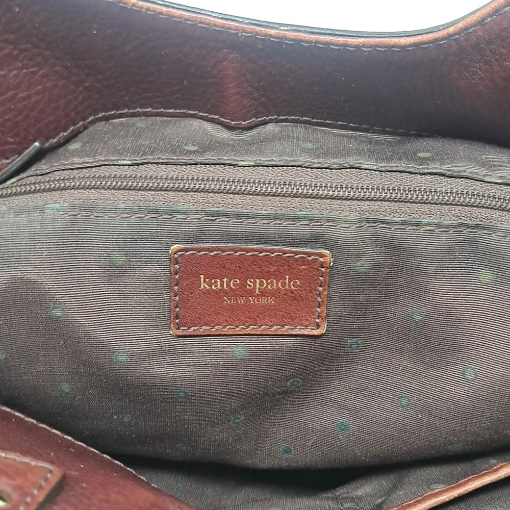 Kate Spade Black With Brown‎ Leather Tote Bag Purse